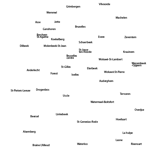 carte bruxelles et brabant wallon